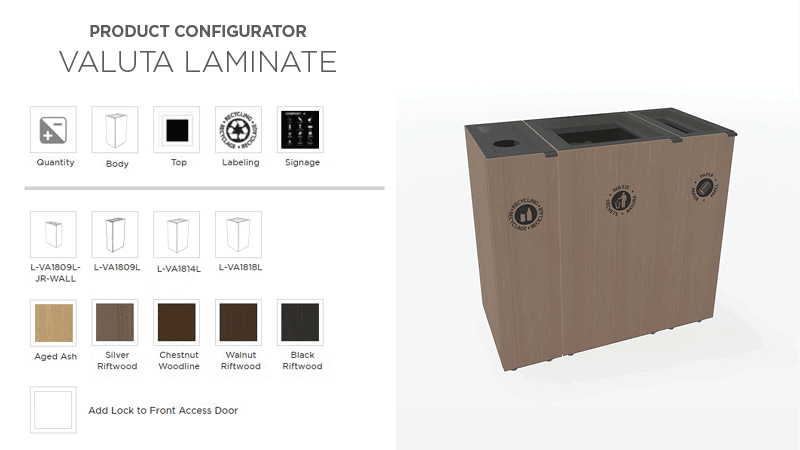 Valuta Laminate Configurator