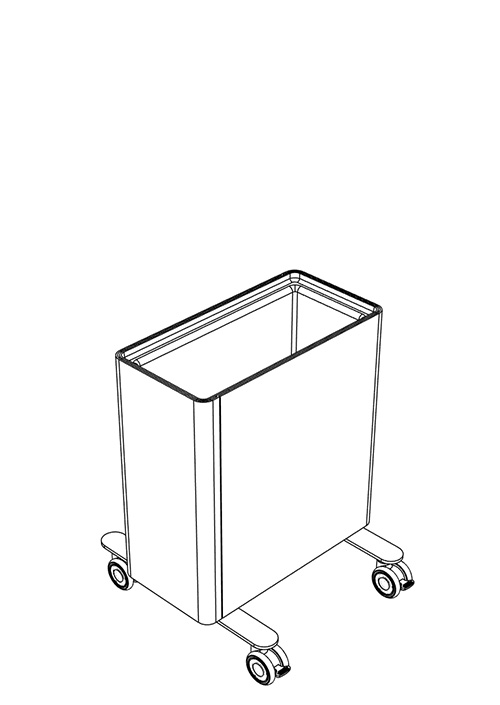 Kaskad Casters Planters