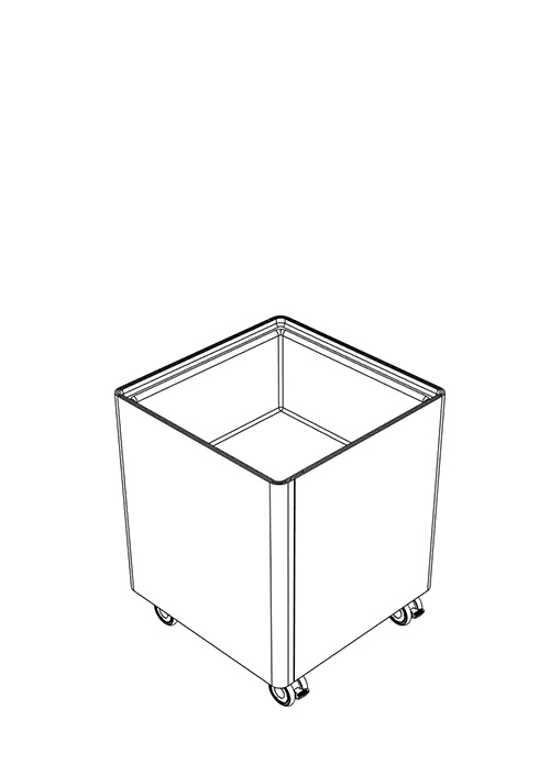 Kaskad Casters Planters