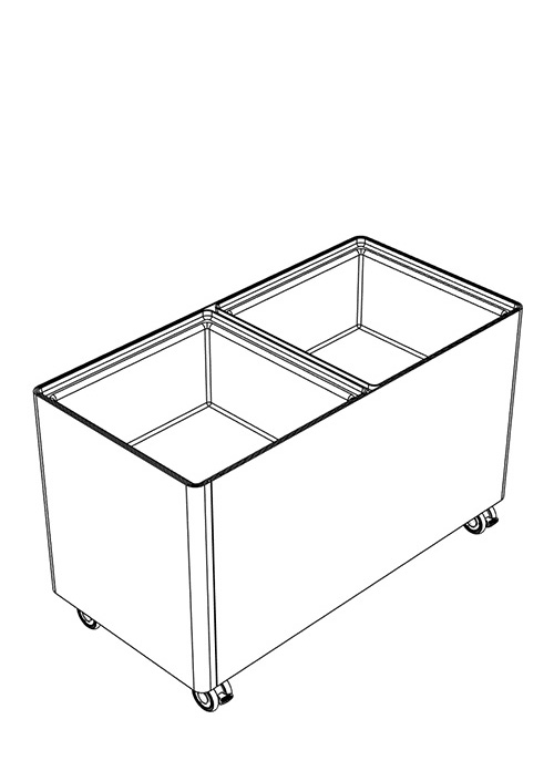 Kaskad Casters Planters