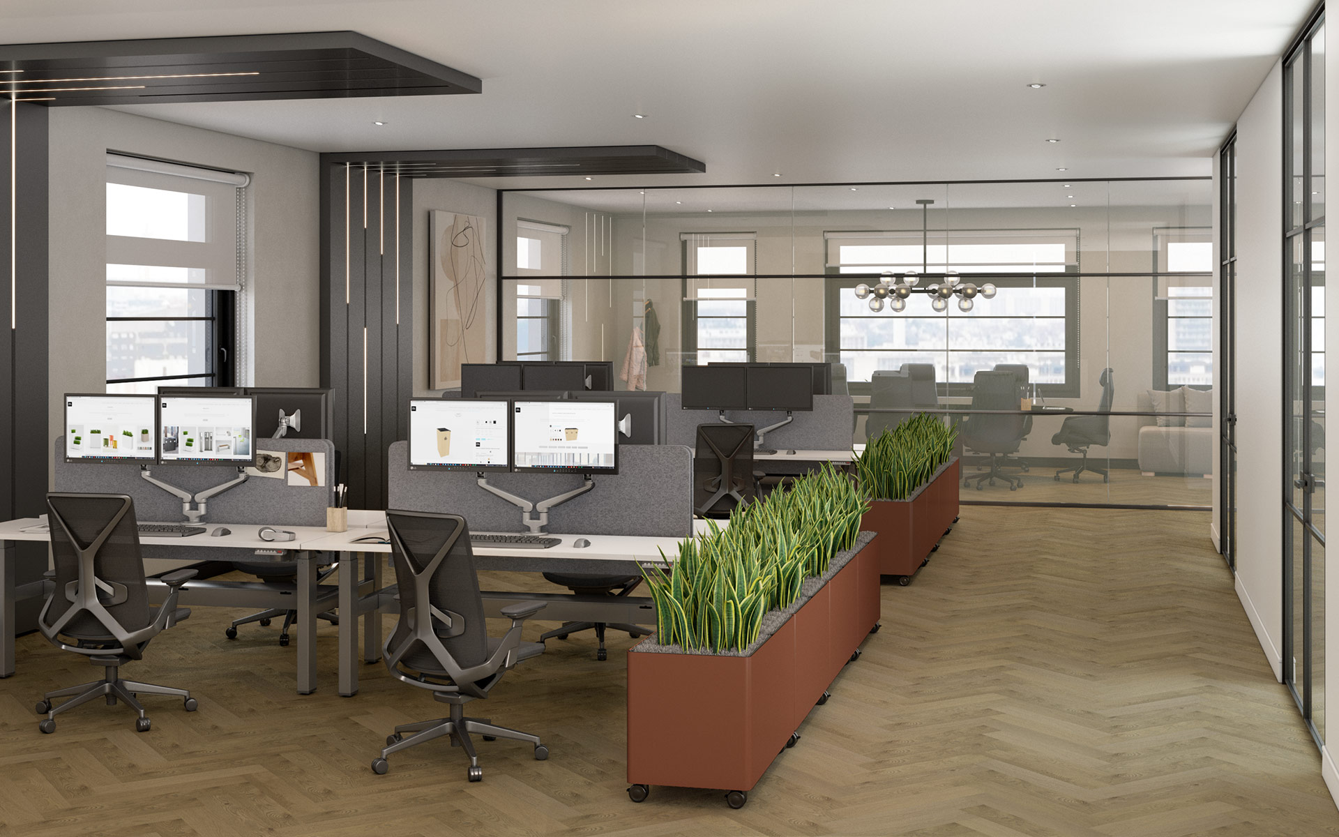 KASKAD CASTERS Planters