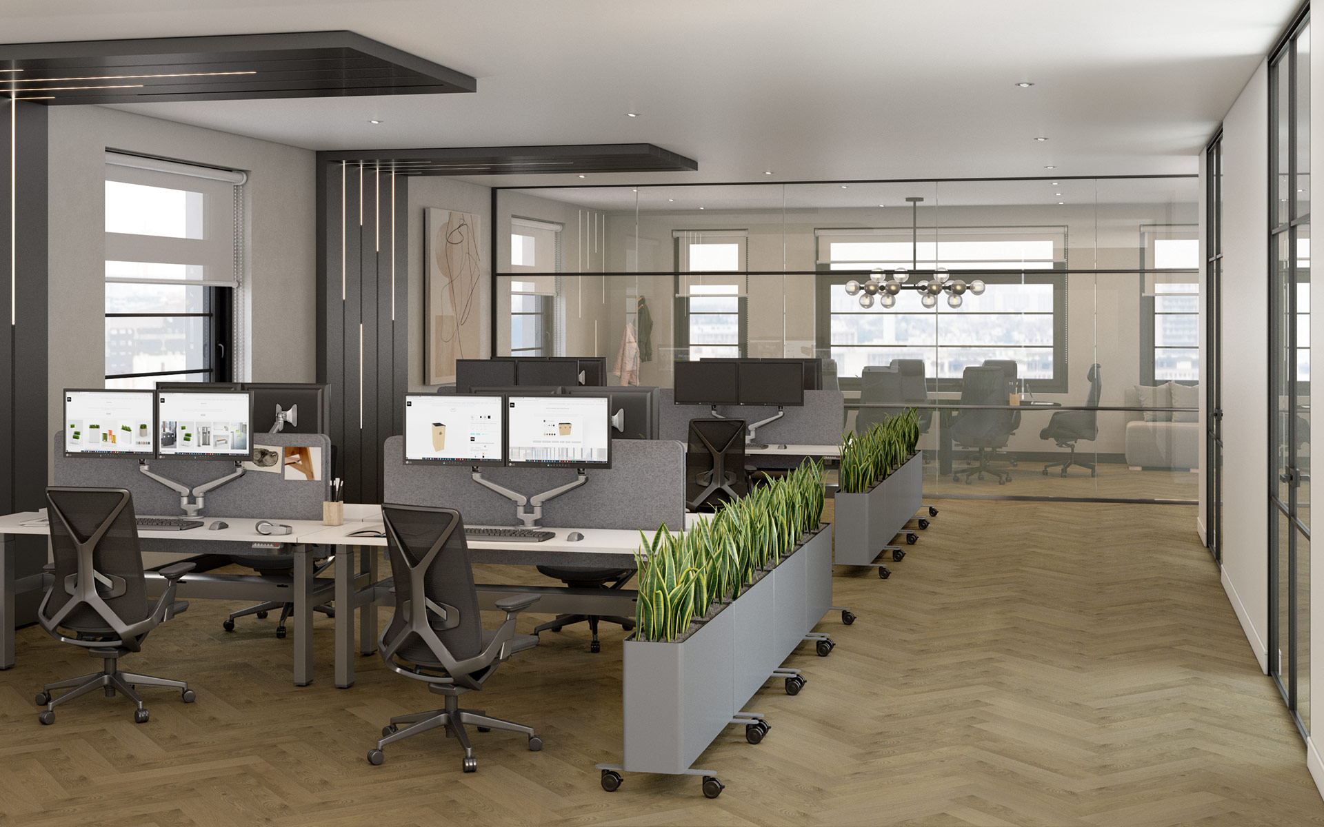 KASKAD CASTERS Planters