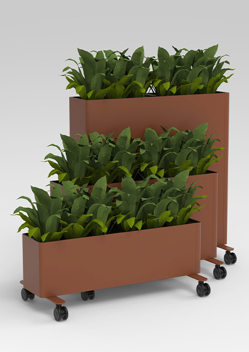 KASKAD CASTERS Planters
