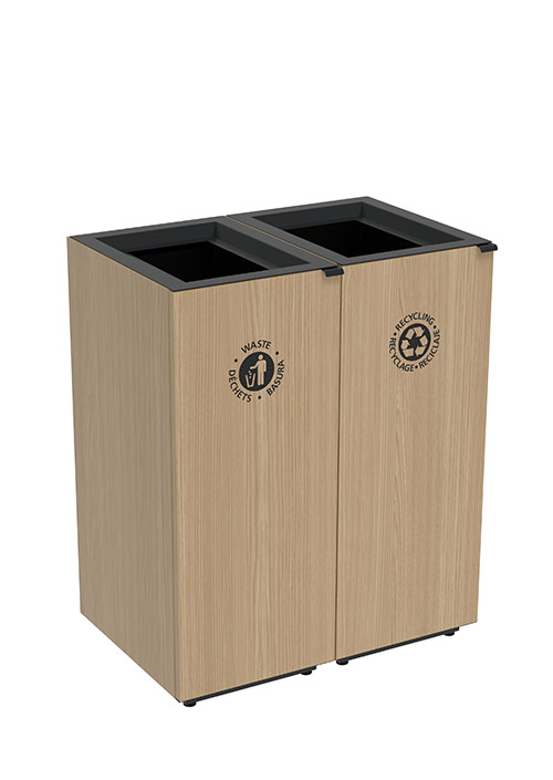 Valuta Laminate Waste Receptacles