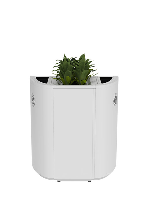 Valuta Planters + Sotare Waste Receptacles