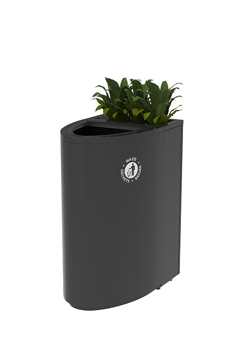 Valuta Planters + Sotare Waste Receptacles