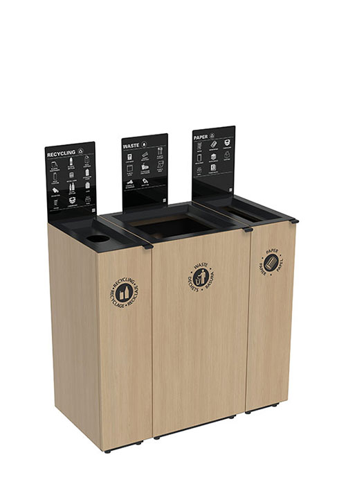 Valuta Laminate Waste Receptacles