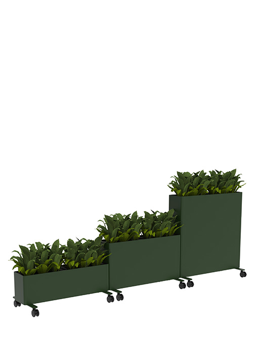 Kaskad Casters Planters