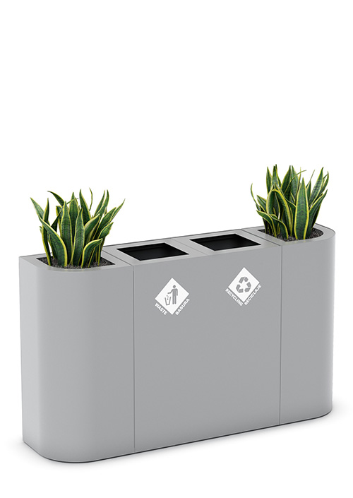 Pic Waste Receptacles + Pic Planters