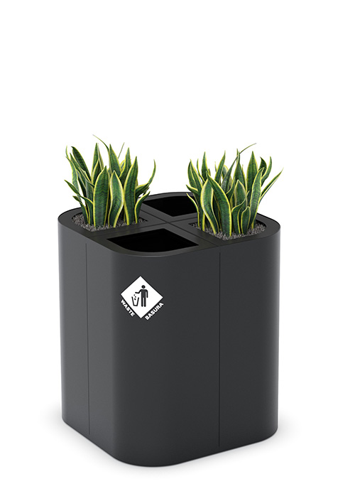 Pic Waste Receptacles + Pic Planters