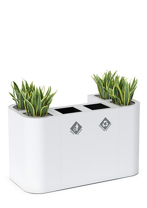 Pic Waste Receptacles + Pic Planters