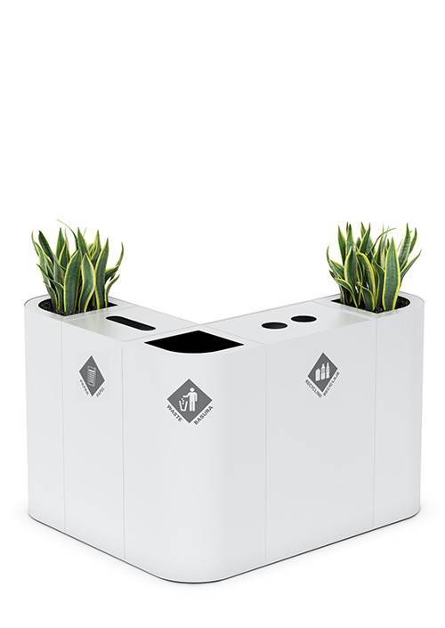 Pic Waste Receptacles + Pic Planters