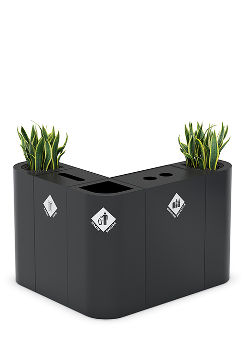 Pic Waste Receptacles + Pic Planters