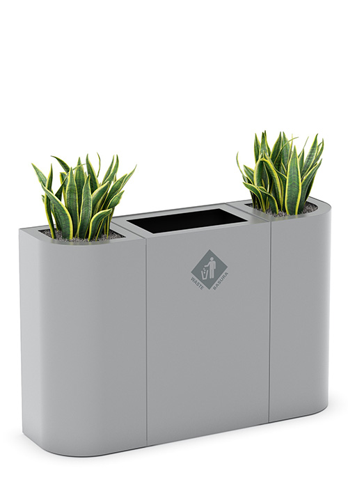 Pic Waste Receptacles + Pic Planters