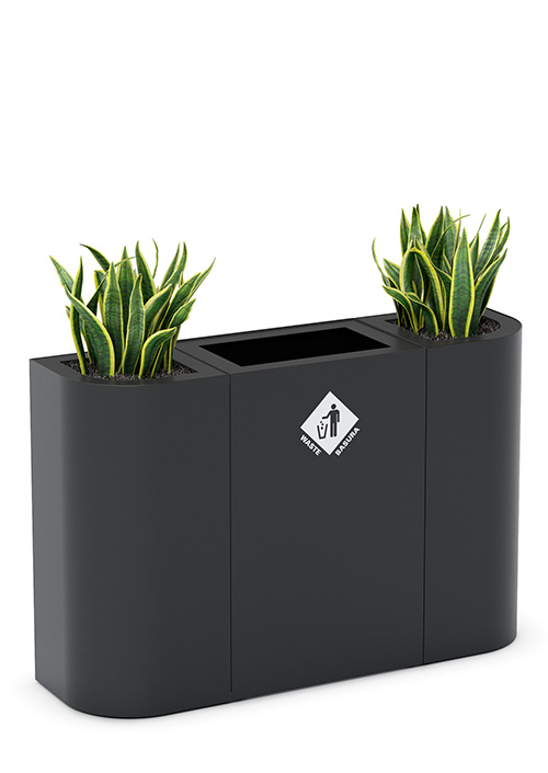 Pic Waste Receptacles + Pic Planters