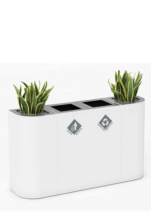 Pic Waste Receptacles + Pic Planters