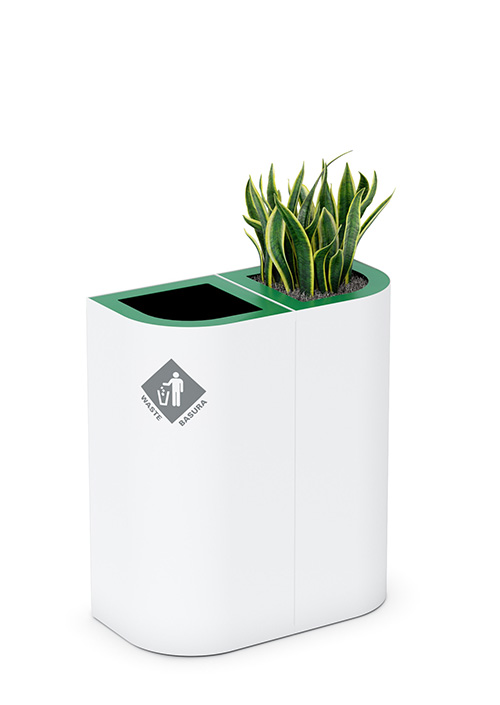 Pic Waste Receptacles + Pic Planters