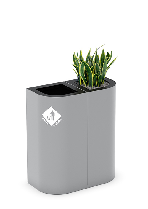 Pic Waste Receptacles + Pic Planters