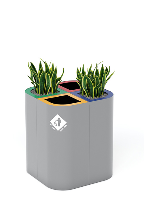 Pic Waste Receptacles + Pic Planters