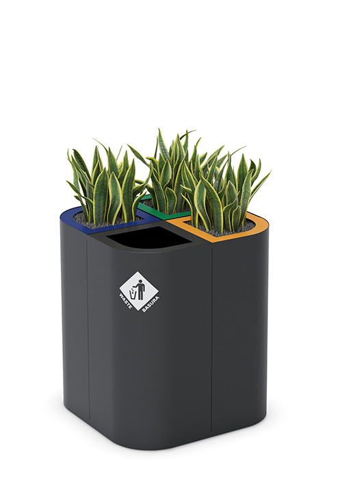 Pic Waste Receptacles + Pic Planters